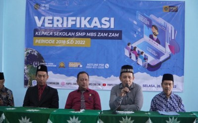 MAJLIS DIKDASMEN PDM BANYUMAS LAKUKAN VERIFIKASI KEPALA SMP MBS ZAM-ZAM MUHAMMADIYAH